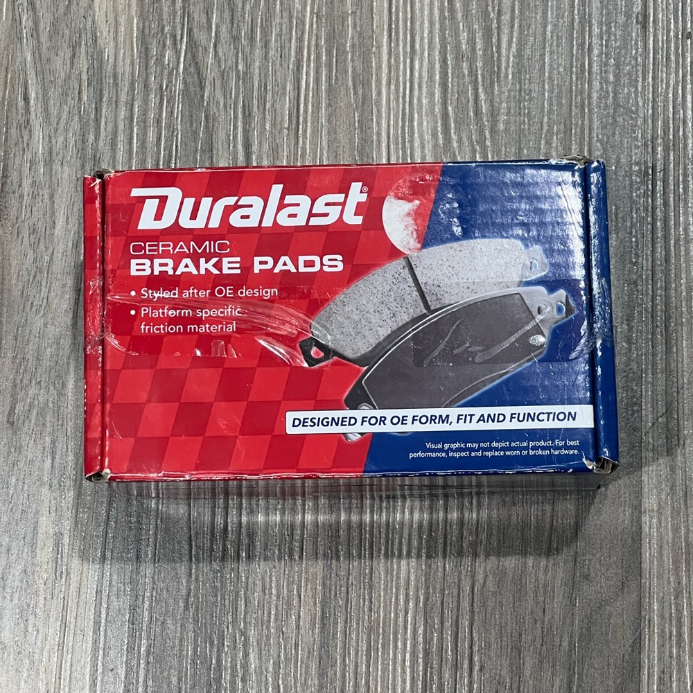 Duralast D866 Ceramic Brake Pads (Open Box, 2 Pads Only)